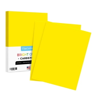 Cdstk Muslin 8.5x11 73lb 25pc Pk Raincoat Yellow
