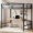 Black, variant on Twin Size Loft Bed Frame, Heavy Duty Metal Loft Bed with 11.7" Guardrails, Space Saving Design with Under-Bed Workspace, 450 lbs Capacity, No Box Spring Needed, Black