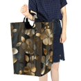 thumbnail image 4 of Yayeee Freestanding Laundry Hamper with Handle Collapsible Large Storage Basket for Clothes, Floral Lines, 4 of 7