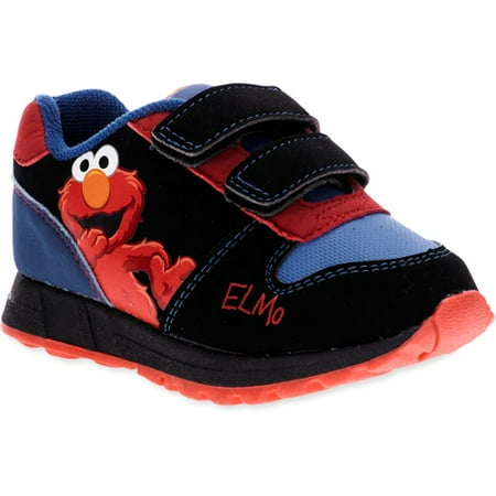sesame street sneakers elmo toddlers velcro toddler walmart