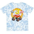 thumbnail image 3 of Inktastic Monster Truck 3rd Birthday Boys or Girls Toddler T-Shirt, 3 of 5