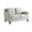 Beige, variant on Pemberly Row Contemporary Loveseat in Blue Fabric Upholstery