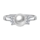thumbnail image 2 of Anillos para mujer, regalos para mujer, circonita cúbica, perla, para compromiso, boda, accesorios de joyería, anillo para mujer y niña., 2 of 5