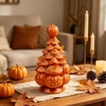 thumbnail image 5 of Cadancy Halloween Decorations Ceramic LED Light Up Pumpkin Tree Ornament for Mantel Shelf Table Centrepiece Decor Spooky Seasonal Home Decor Night Light Holiday Gift, 5 of 8