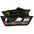 thumbnail image 2 of Clear Handbag Purse Organizer Zippered PVC Bag Rainbow, 2 of 2