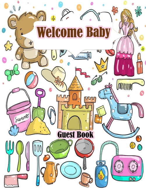 baby shower guest book walmart