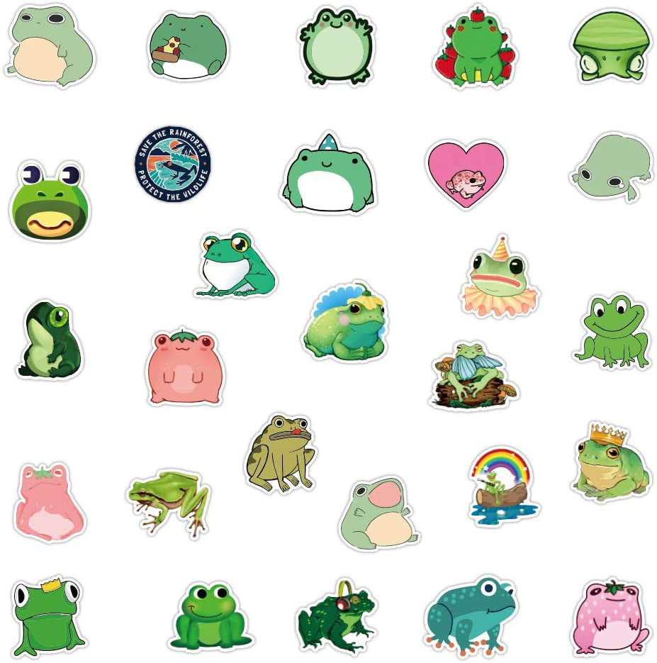 Assorted Frog Stickers 10