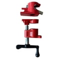 thumbnail image 1 of 3/4 Pipe Clamp Fixture, Wood Gluing Pipe Clamp Set Simple Operation Hand Crank 2 Pcs Comfortable Handle High Hardness Malleable Cast Iron  For Woodworking, 1 of 8