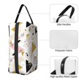 thumbnail image 3 of Goofa Geometric Triangle Printed Toiletry Bag with Handle,Large Capacity Travel Makeup Cosmetic Bag for Women, Carry on Airport Airline Compliant Bag, 3 of 9