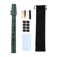 thumbnail image 4 of Saxofón de bolsillo Instrumentos musicales Fácil de tocar Herramienta de práctica perfecta con bolsa de caña Saxofón portátil para niños aficionados Verde oscuro Sunnimix Saxofón de bolsillo, 4 of 8