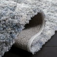 thumbnail image 5 of SAFAVIEH Berber Major Abstract Shag Area Rug, Ivory/Grey, 5'3" x 7'6", 5 of 8