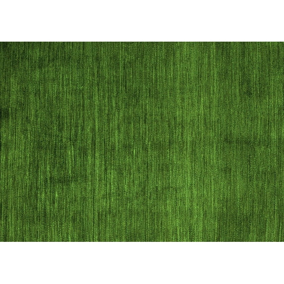 Ahgly Company Indoor Rectangle Abstract Green Modern Area Rugs, 2' x 5'