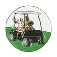 thumbnail image 3 of Marcador de pelota de golf, marca de pelota de golf, esmalte sólido de 25 mm sin clip para sombrero, marcador de pelota de golf en relieve de metal Estilo D, 3 of 8