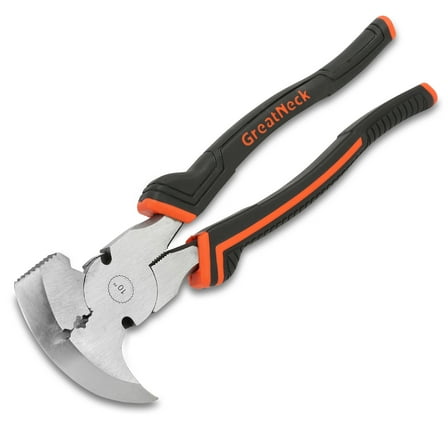 GreatNeck Fence Pliers, Steel, 10 inch