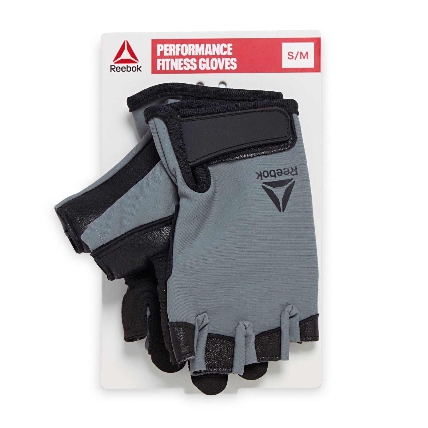 Reebok Delta Performance Fitness Gloves Small/Medium - Large/Extra-Large - Grey