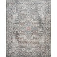 thumbnail image 3 of Nourison Home Machine Washable Vinatge Boho Grey 7'10" x 9'10" Area Rug, (8' x 10'), 3 of 12