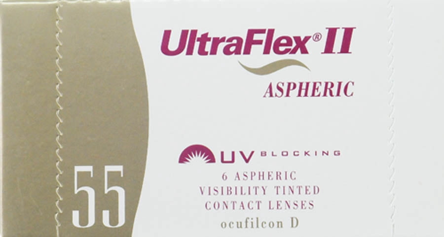 CooperVision -2.25 ULTRAFLEX II 55 UV ASPHERIC - 6 PK