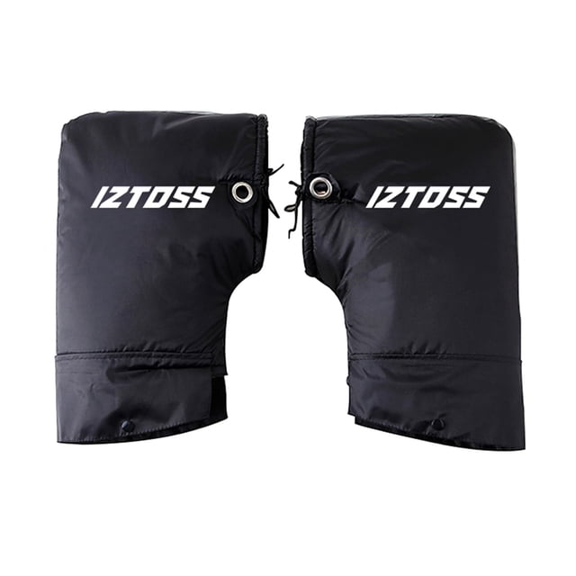 Motorcycle Handlebar Gloves Windproof Waterproof Motorcycle Mittens Grip Handlebar Muff Black