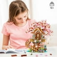 thumbnail image 5 of SKQIT Cherry Blossom Bonsai Tree Building Set, Flowers Tree House Model Sets for Adults, 2200Pcs Micro Bricks Collectible Creative Gifts for Adults, 5 of 13