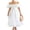 Pink, variant on Women 2023 Off Shoulder Summer Midi Dress Puffy Short Sleeve Square Neck Smocked Gingham Tulle Tiered Ruffle Dresses