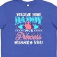 thumbnail image 4 of Inktastic Military Daughter Welcome Home Daddy Youth T-Shirt, 4 of 5