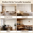 thumbnail image 2 of Easy4Home 4Pcs 48"x24" 3D Faux Stone Wall Panels Imitation Decorative Wall Tiles for Interior Wall Decor, Ivory White, 2 of 8