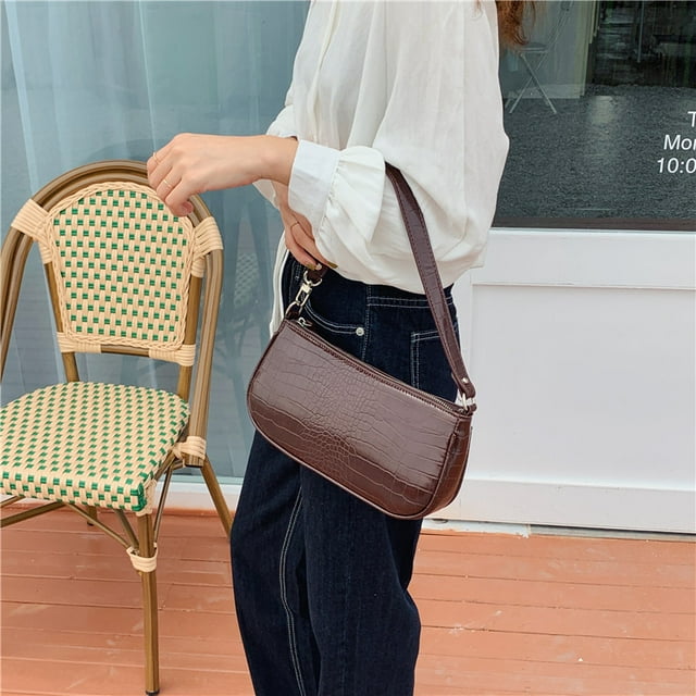 BAMAIA Petits Sacs à Bandoulière pour Femmes Mini Sacs à Main avec Motif Croco