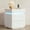White-2 Drawers, variant on Lacoo Modern End Table with LED Lights & Charging Station, White Nightstand with 2 Drawers & Upper Storage for Living Room Bedroom, 2 Drawer