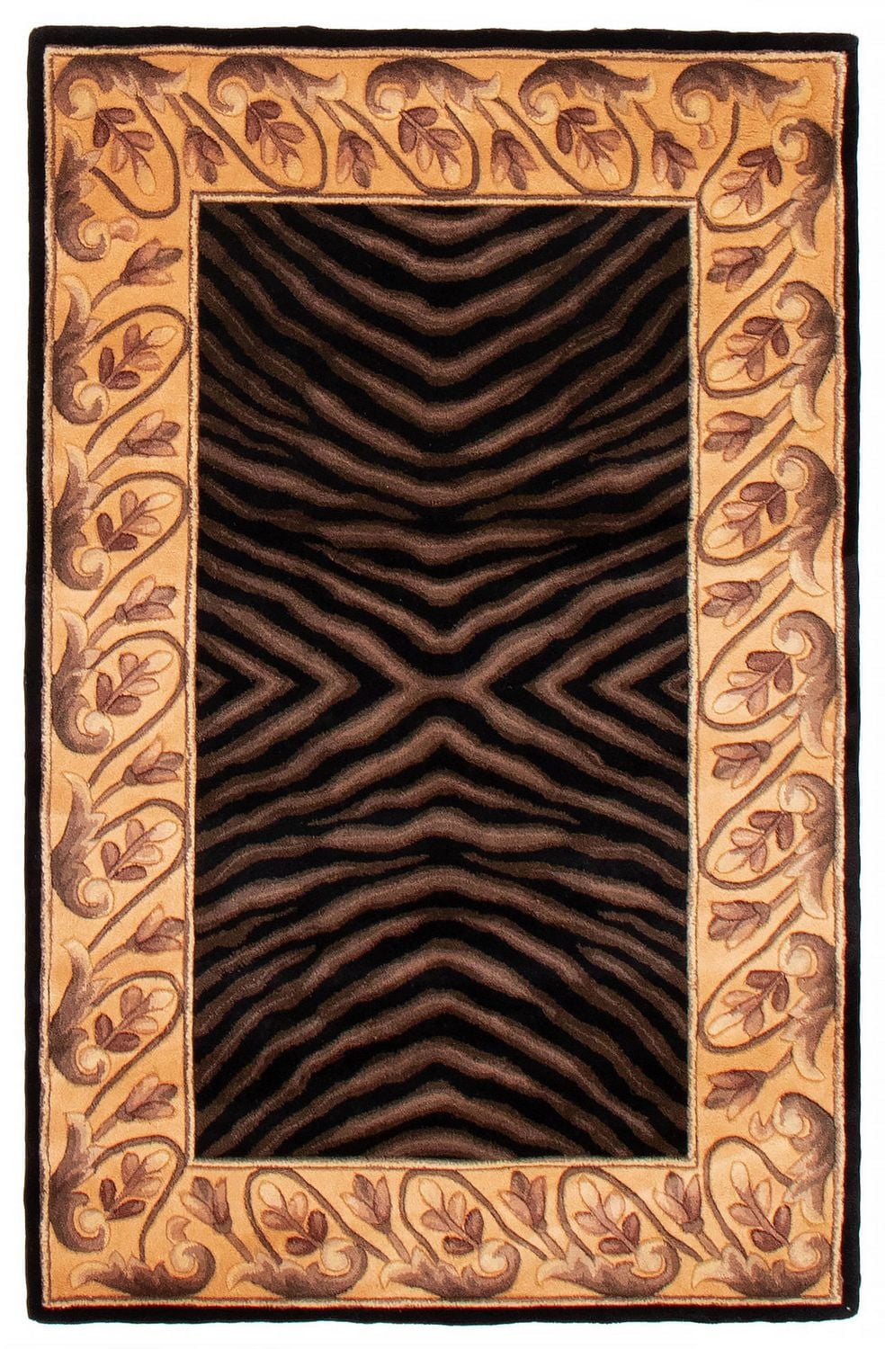 Tapis ECARPETGALLERY Elegance Noire 3'6" x 5'6"