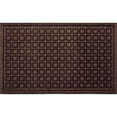 thumbnail image 2 of Apache Mills 60-885-5258-01800030 Textures Blocks Entrance Door Mat, Walnut - 18 x 30 in., 2 of 2
