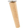 thumbnail image 2 of patas de madera para mesa, patas de madera para sofá, patas para muebles, patas de madera para muebles de 8 cm/15 cm/20 cm, con placas de montaje y tornillos para sofá cama, armario, sillón JFHHH pequeña, 2 of 4