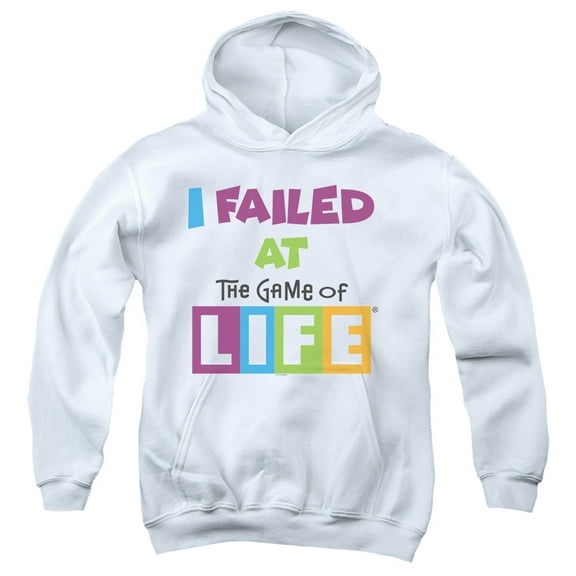 The Game Of Life The Game Youth Pullover Hoodie Sweatshirt White