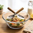 thumbnail image 6 of Tableware Fork And Spoon Set For Kitchen Mixing And Western Dining Use Sturdy Stainless Steel Utensils With Thick Spoon Wood Handle And Easter Pattern Finish, 6 of 7