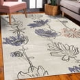 thumbnail image 3 of Spring Decorative Rug, Season of New Hopes Petals Blossoms Summer Floral Style of Illustration, Quality Carpet for Bedroom Dorm and Living Room, 6 Sizes, Dark Indigo, by Ambesonne, 3 of 4