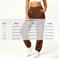 thumbnail image 3 of DailyTrove Women's Drawstring Elastic Waist Ankle Cuff Side Pocket Casual Jogger Sweatpants, 3 of 7