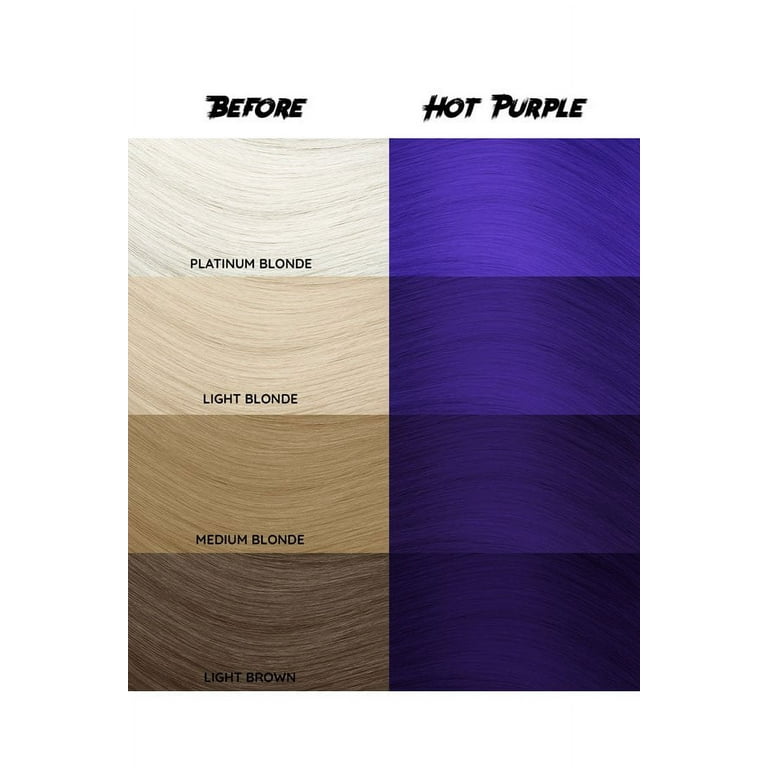 Crazy Color Crazy Color Salon Pro Semi Permanent Hair Color - 62 Hot Purple  , 5.07 oz Hair Color 