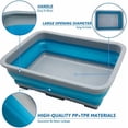 thumbnail image 4 of 2PCS Open Cat Litter Box, Kitten Potty Pan Semi-Enclosed Foldable Waterproof Travel Toilet Low Entrance for Indoor Cats Small Pet Kitty Rabbit Supplies Easy to Clean and Assemble, 4 of 6