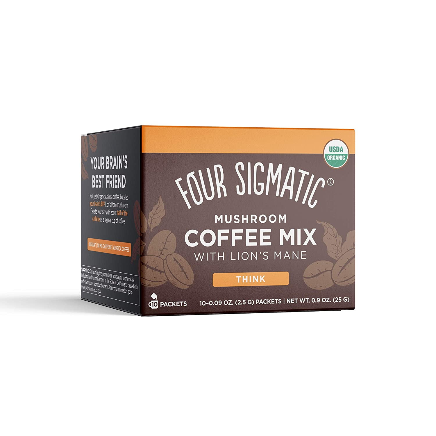 Four Sigmatic Mushroom Instant Coffee Packets with Lions Mane & Chaga