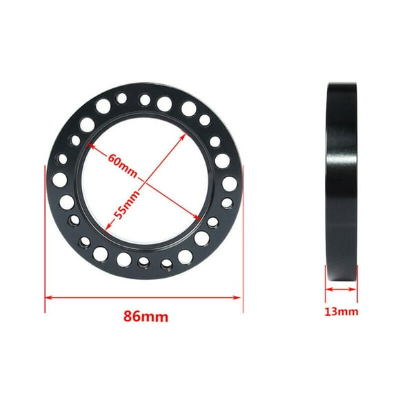 1/2 inch car steering wheel adapter spacer adapter kit aluminum universal-