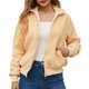 thumbnail image 2 of Puntoco moda mujer cálido Faux Coat Cardigan invierno sólido manga larga prendas de vestir exteriores liquidación Puntoco Puntoco-842, 2 of 5