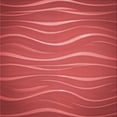 thumbnail image 1 of Ahgly Company Tapis d'Intérieur Lavable en Machine Carré Rouge Transitionnel, 7 Pieds Carré, 1 of 7