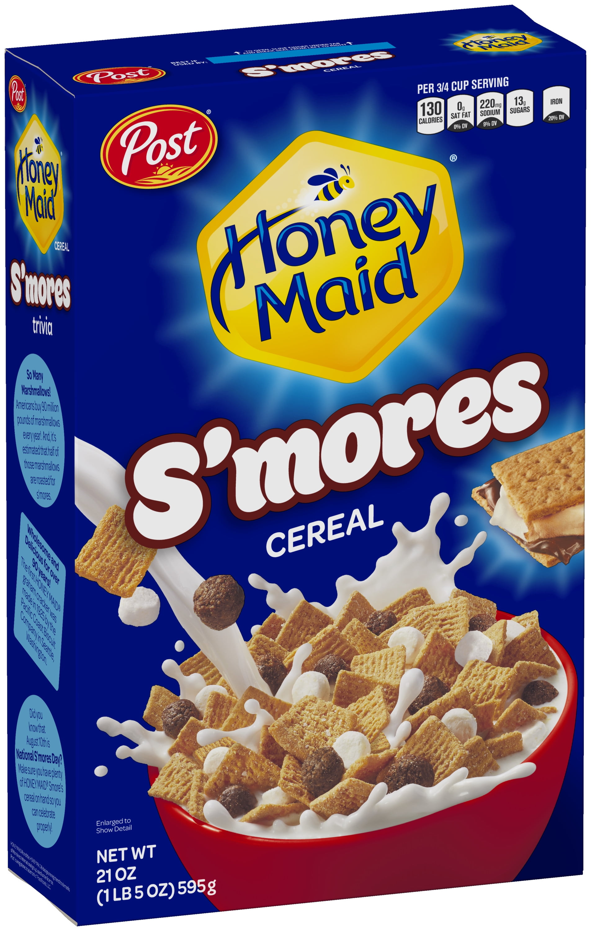 Post Honey Maid Graham Breakfast Cereal S Mores 21 Oz Walmart Inventory Checker Brickseek