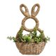 thumbnail image 1 of Naiovety Cesta de Pascua de mimbre tejida a mano con forma de conejo, ideal para decorar el porche o la pared. Símbolo del Conejo de Pascua. Decoración del hogar, 1 of 4