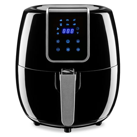 Best Choice Products 5.5qt 7-in-1 Electric Digital Family Sized Air Fryer Kitchen Appliance w/ LCD Screen, Non-Stick Coating, Temp Control, Timer, Removable Fryer Basket - (Best Kitchen Appliances Packages 2019)