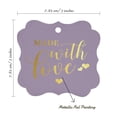 thumbnail image 7 of Inkdotpot Made With Love Wedding Bottle Tag Real Gold Foil Favor Bracket Shape Hang Tags Pack Of 50, 7 of 7