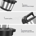thumbnail image 5 of TOPCHANCES 6.5L Electric Food Chopper, Electric Meat Grinder, 1000W Stainless Steel Food Processor with Large Capacity Bowl, 5 of 8