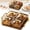 Gold, variant on Divided Serving Platter with Lid, Snack Tray with Removable Bowls, Serving Platter for Cookies Chips & Dip for Parties and Gatherings, White