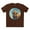 Dark Chocolate, variant on Animals Shirt, Bison Shirt