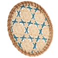thumbnail image 3 of Coasters with Heat Insulation for Tea Coffee Cups Rustic Woven Mat Decorative Pa, 3 of 5