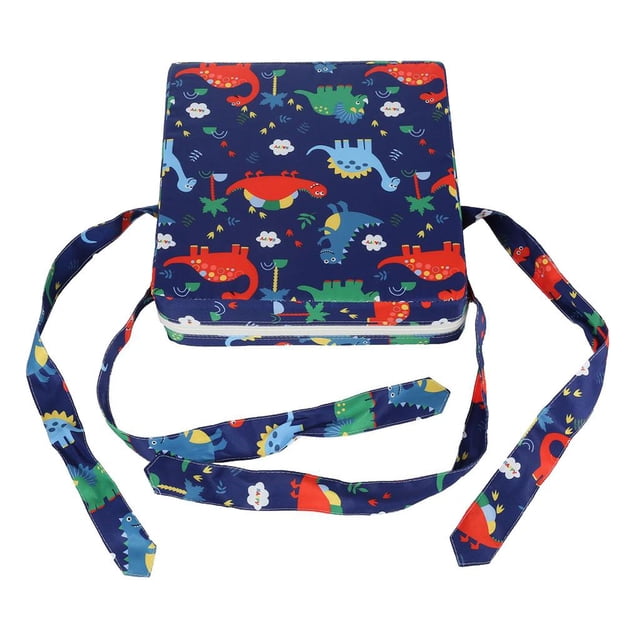 Asiento de trona para niños Sunnimix Cojín lavable portátil cuadrado Azul